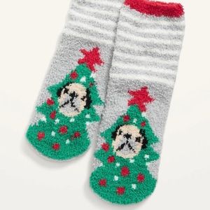 NWT 2 pairs🎄Cozy dog socks